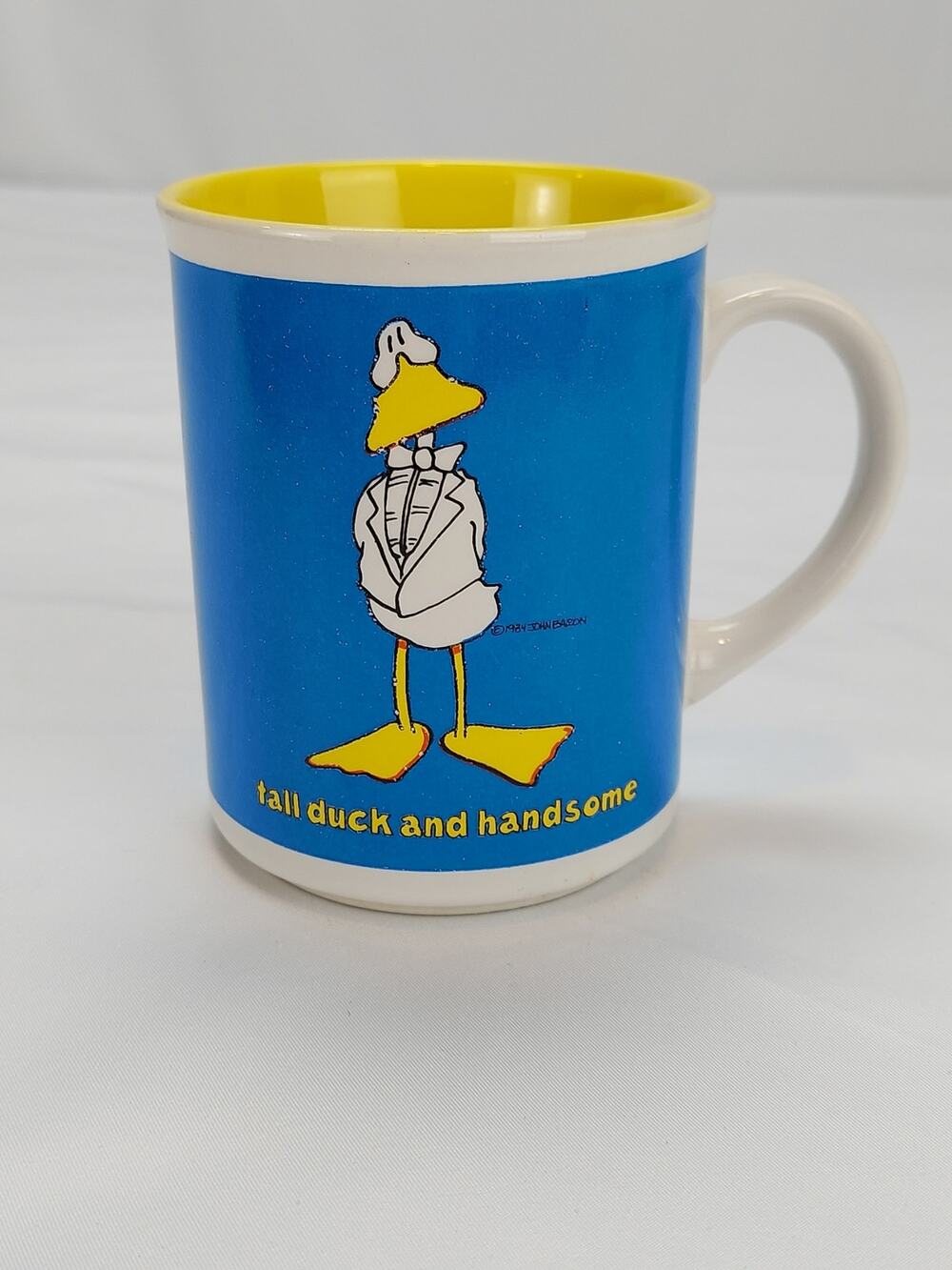 Vintage 1985 Ducktales "Tall Duck And Handsome Mug By John Baron